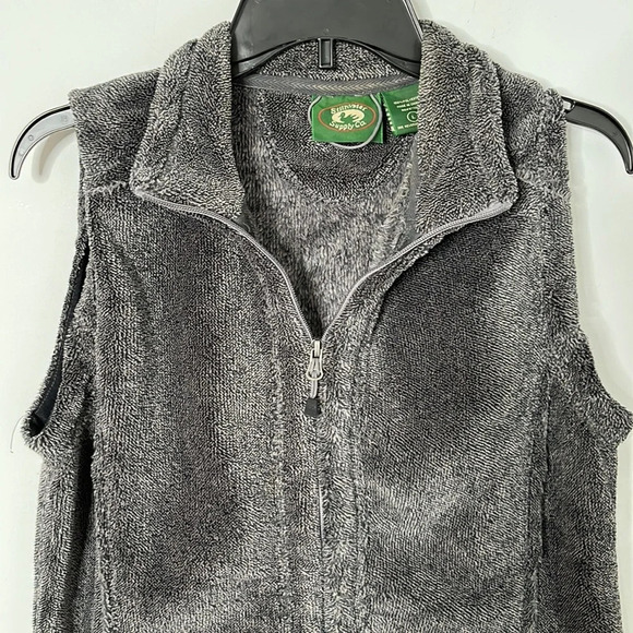 Stillwater Supply Co Gray Fleece Full Zip Vest - Picture 3 of 5